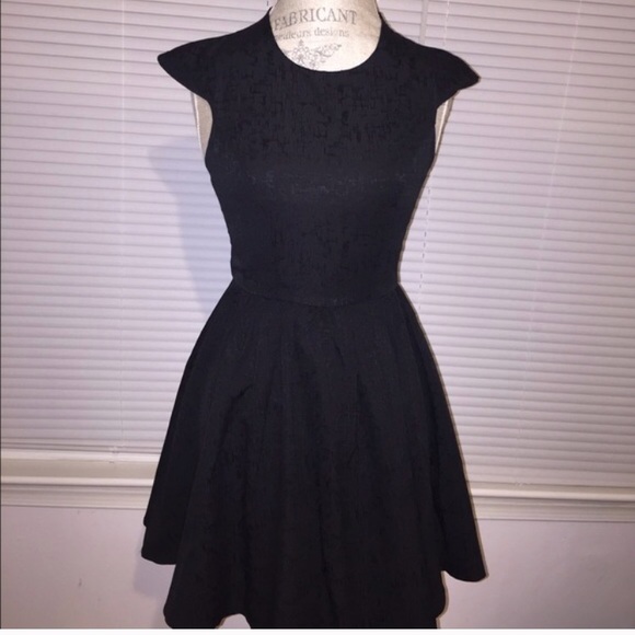 esther Dresses & Skirts - Black textured cocktail dress - LBD 🌟HP🌟 esther Dresses & Skirts - Black textured cocktail dress - LBD 🌟HP🌟